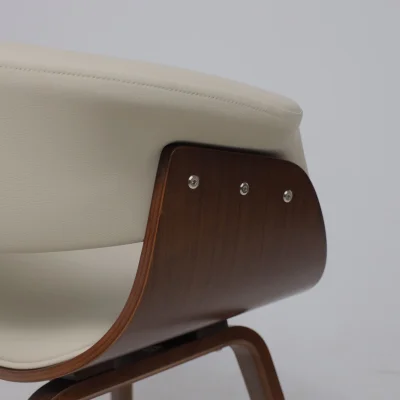 Кресло барное MODY, экокожа, кремовый/орех_19