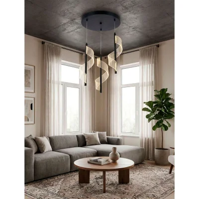 Светильник DEW, потолочный, LED, чёрный_3