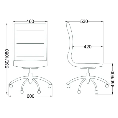 Стул поворотный GRACE, (розовый)_4