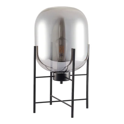 Прикроватная лампа ST-Luce Черный/Дымчатый E27 1*40W БУРАСКА_2