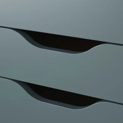 Стол письменный Ингар 2/55, дуб беленый / серо-бирюзовый_8