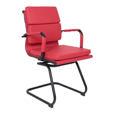 Кресло рабочее INDIGO, CF красный/черный фотография