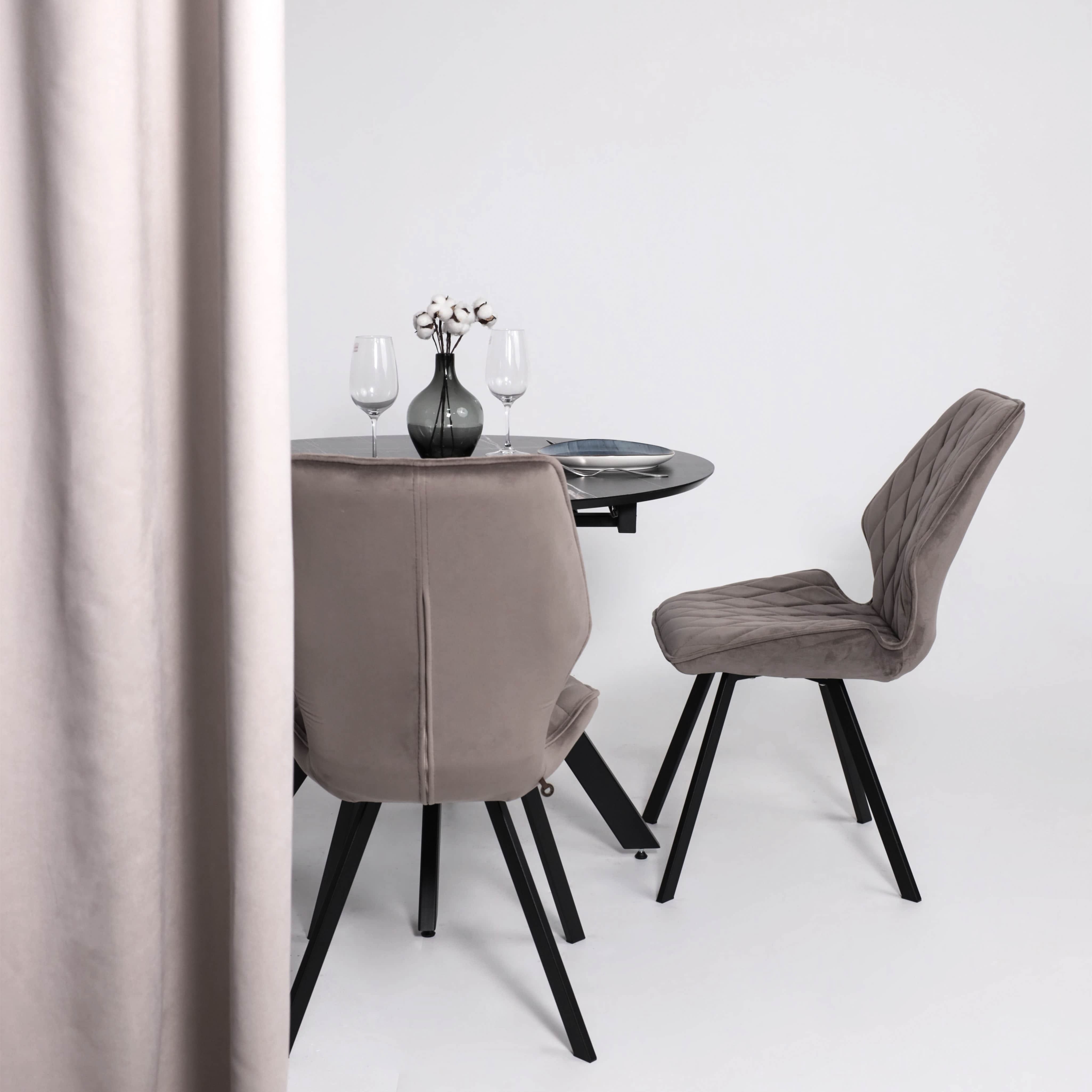 Стул Rafael, d05 CAPPUCCINO LUX\черный_preview_6