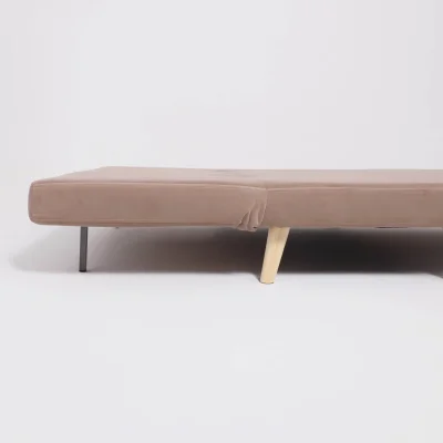 Диван ЭЛЛИ 140, бежевый Велютто люкс 22 / бук_13