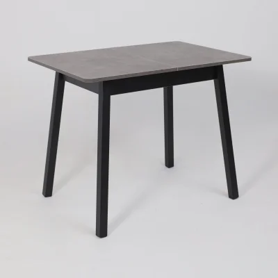 Стол TIRK RADIAL-94, раздвижной 94(126)х64, Дымчатая керамика/Чёрный_5