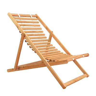 Кресло-шезлонг DYATEL сиденье из дерева сосна (цвет дуб) фотография