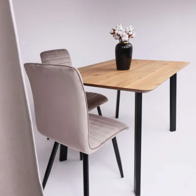 Стол МАЙОН, 130*80*74, дуб галифакс табак/черный (ПР-2 DSW (Т27) (02) КС-60)_3