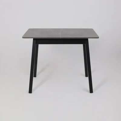 Стол TIRK RADIAL-94, раздвижной 94(126)х64, Дымчатая керамика/Чёрный_18