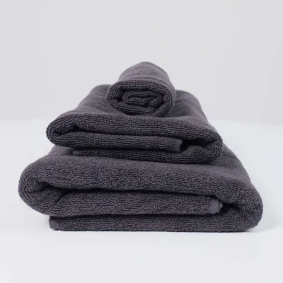 Полотенце махровое, 50*90см, черный графит Е2022-181_11
