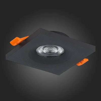 Св-к встр. Черный GU10 1*50W  L94xW94xH27 220V Без ламп Встраиваемые светильники_5