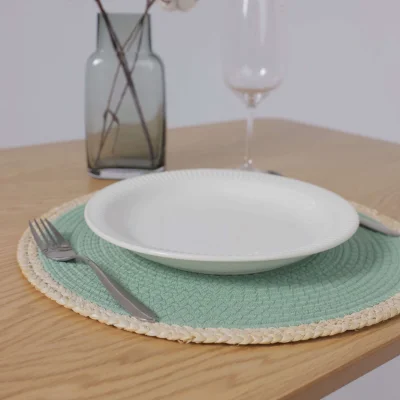 Подставка сервировочная OASIS, круглая, оливковый, 38см_3