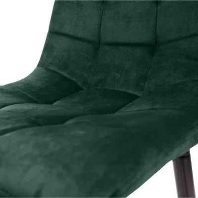 Стул барный MIA, зеленый велюр HLR57/черный_6