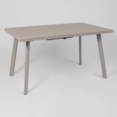 Стол BORG-140, раздвижной 140(180)х85, Бежевый камень-HPL/Капучино_5