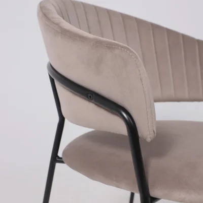 Стул AV 433, светло-коричневый бархат H-61/черный_12