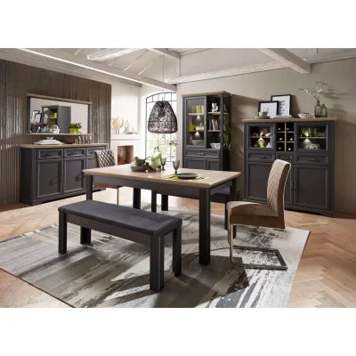 Н.м. "JASMIN" стол STO, к.Графит+Дуб артизан_5