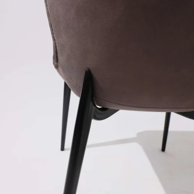 Стул AV 470, коричневая замша Kiprus 04/черный_9