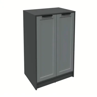 Тумба КОНЦЕПТ Тренд КТ-Т64, к.Антрацит/ф.Серый  (В1020хШ636хГ451мм)_2