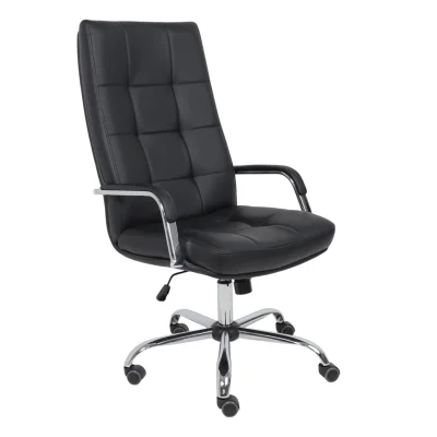 Кресло Брест 1, экокожа Пегассо черный фотография