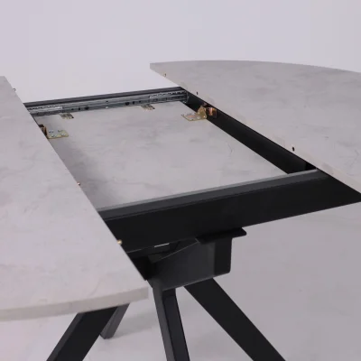 Стол AV 1106, ЛМДФ,  раздвижной D1000(1350)*750 Ароза Светлая/черный_10