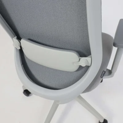 Кресло поворотное FENIX, серая сетка + ткань/серый полиамид_13