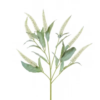 Искусственный цветок Шалфей, В830, белый фотография