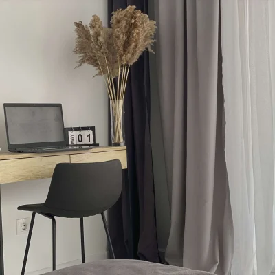 Штора КАНВАС 2*2,65м, темно-серый V-8368_2