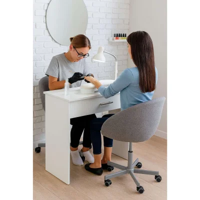 Кресло поворотное ELENA, ткань, серый_10