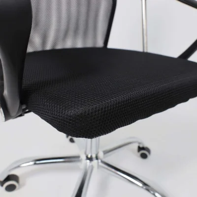 Кресло рабочее, поворотное, ARIA NEXT, ECO/сетка, черный+сетка-черная_18