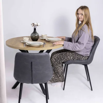 Стул AV 405, графитовая замша Kiprus 13/черный_2