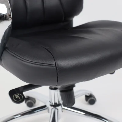 Кресло поворотное KING A, мультиблок, натуральная кожа, черный_11