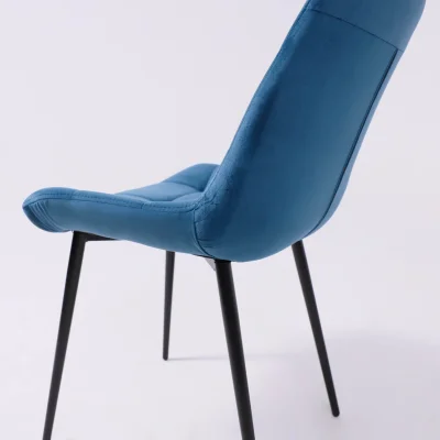 Стул AV 405, синий бархат H-58/черный_13