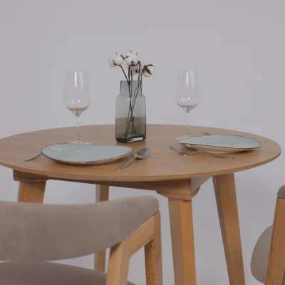 Стол КРИТ 1100(1450)*1100, Светлый бук без тонировки/светлый бук_11