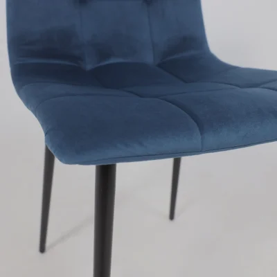 Стул AV 406-N, синий бархат Confetti deep ocean/черный_14