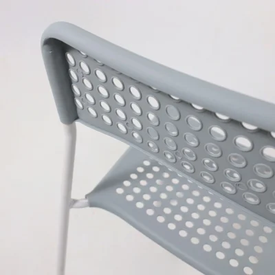 Стул JOY, серый/белый, ECONOM_15