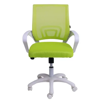 Кресло поворотное RICCI NEW, WHITE (салатовый)_4