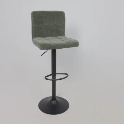Стул барный LOGOS, темно-зеленый шенилл Ote Canna 352/черный_19
