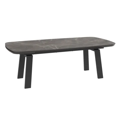 Стол PANAMA SLIDE-230, раздвижной 230(310)*115, BAYONA GREY PREMIUM CER/Черный фотография