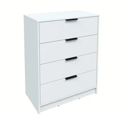 Комод КОНЦЕПТ КТ-К80, к.Белый/ф.Белый  (В1020хШ800хГ451мм)_3