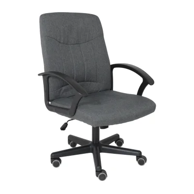 Кресло рабочее POLO, ткань, серый фотография
