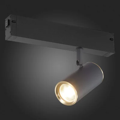 Св-к трек. Черный GU10 1*50W  IP20 L104xW54xH111 180-240V Без ламп SKYLINE 220_2