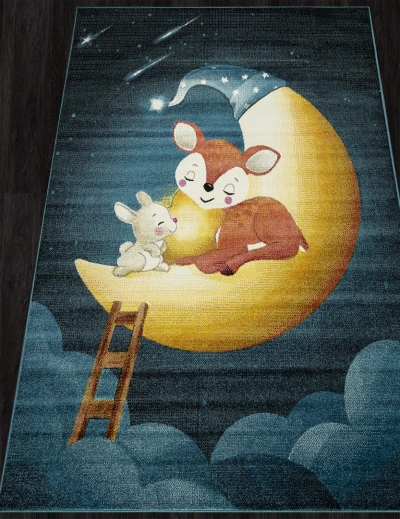 Ковер ORION C226 - BLUE - Прямоугольник 2 на 3 фотография