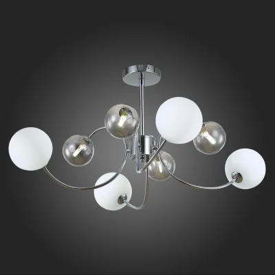 Светильник потолочный Хром/Белый, Дымчатый G9 LED 8*5W FORMAE_2