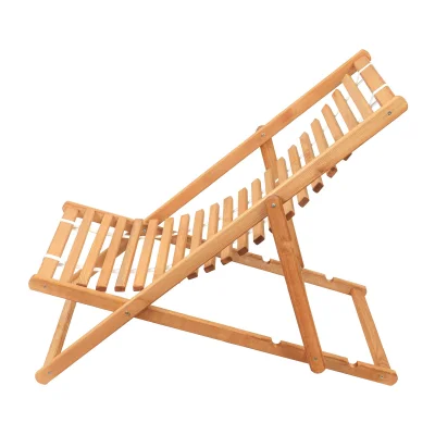 Кресло-шезлонг DYATEL сиденье из дерева сосна (цвет дуб)_2