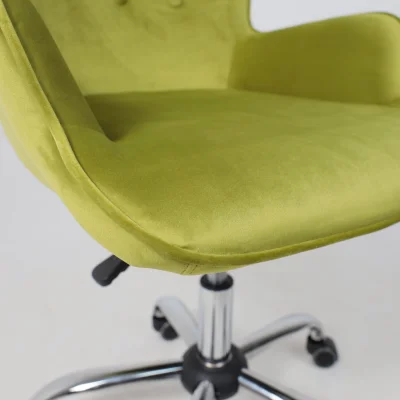 Кресло поворотное BELLA, велюр/оливковый_21