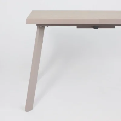 Стол BORG-120, раздвижной 120(160)х80, Бежевый камень-HPL/Капучино_10