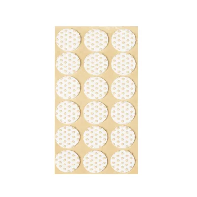 Подкладка самоприлипающая фетровая прорезиненная d25мм (1упак.=18шт), белая, Folmag фотография