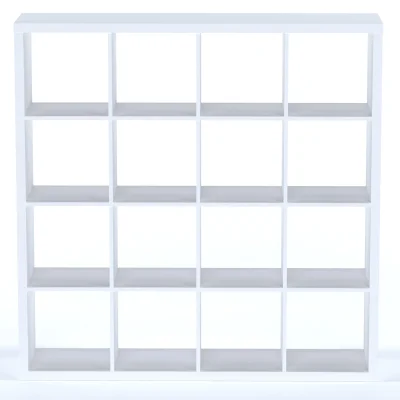 Стеллаж ФОРА 16  146х146х38см, белый_2