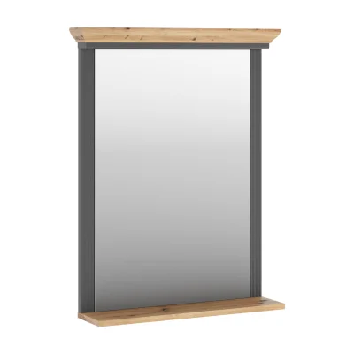 Н.м. "JASMIN" зеркало LUS/65, к.Графит+Дуб артизан_2