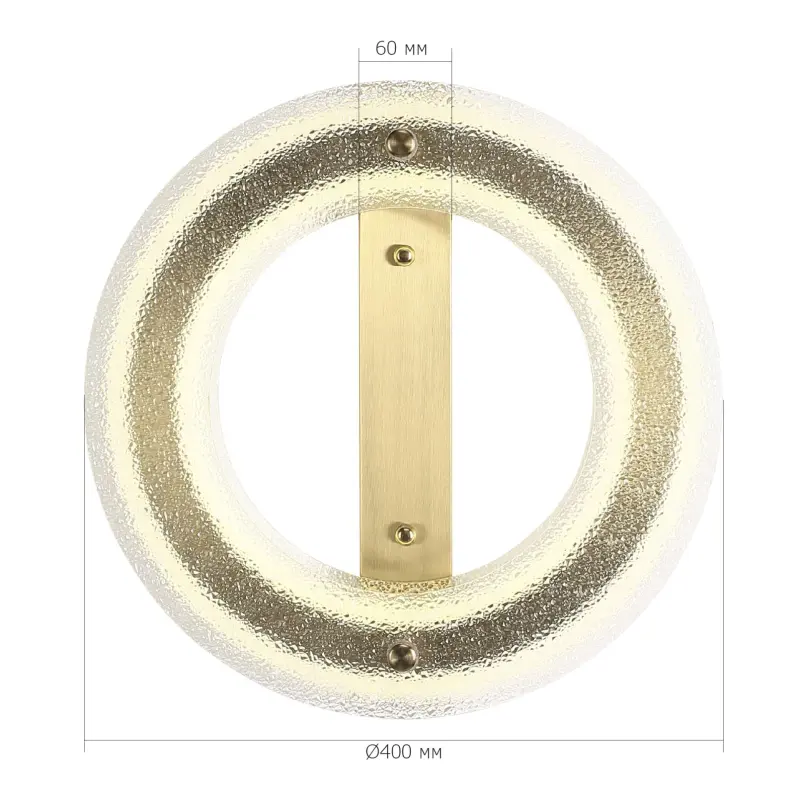 Светильник потолочный ST-Luce золотистый/Прозрачный LED 1*30W 4000K FAGY_preview_5