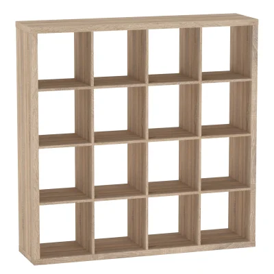 Стеллаж ФОРА 16  146х146х38см, дуб беленый_1